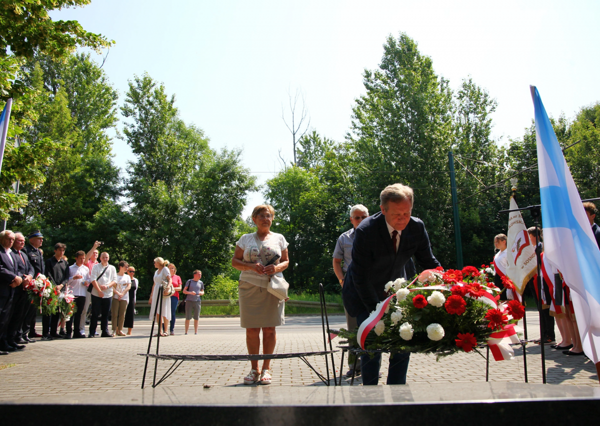 Obchody 101. rocznicy przyłączenia części Górnego Śląska do Państwa Polskiego / fot. UM Sosnowiec (Mariusz Binkiewicz)