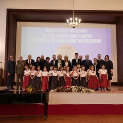 Uroczystość wręczenia Złotych Odznak Honorowych