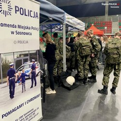Sosnowieccy policjanci podczas Dnia Bezpieczeństwa
