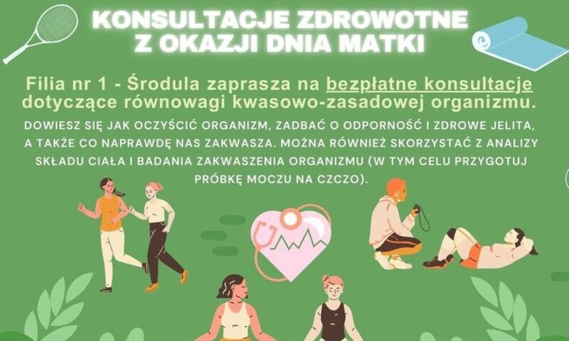 24 i 25 maja bezpłatne konsultacje zdrowotne dla mam w Środuli!