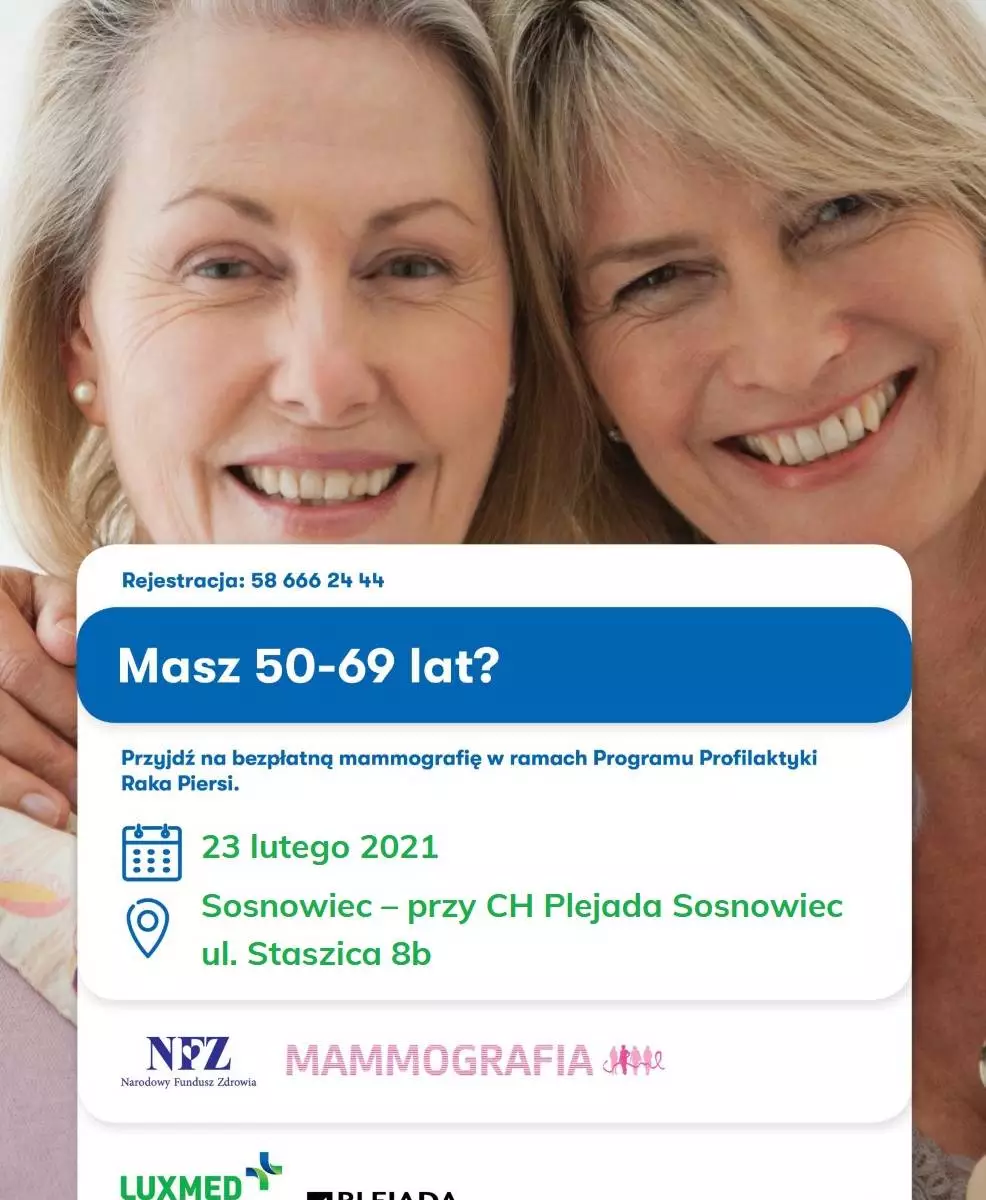 Bezp&#322;atne badania w mobilnej pracowni mammograficznej LUX MED