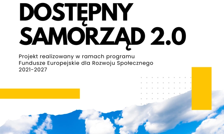 „Dostępny samorząd 2.0.” – Sosnowiec z kwalifikacją do projektu