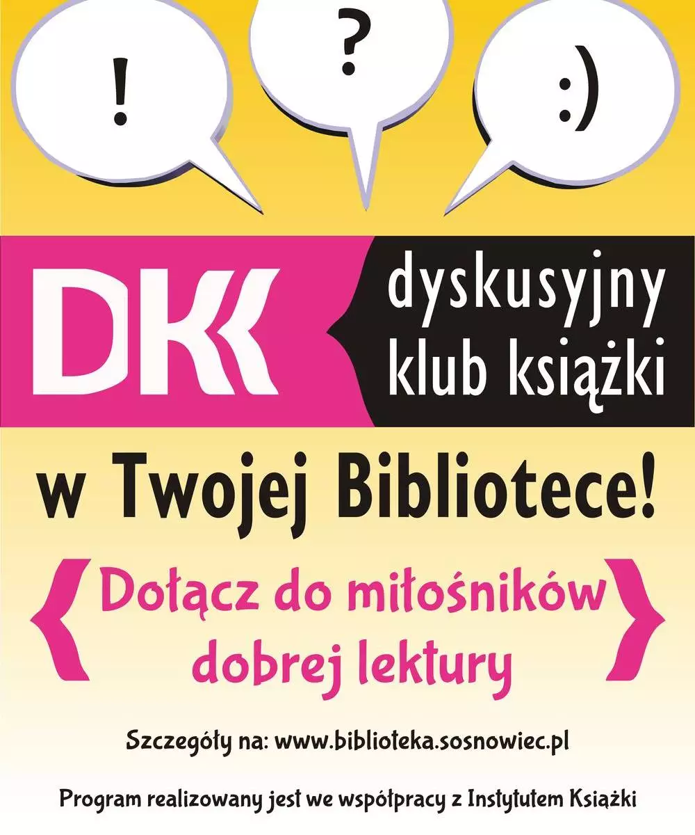 Dyskusyjny Klub Książki w Zagłębiowskiej Mediatece