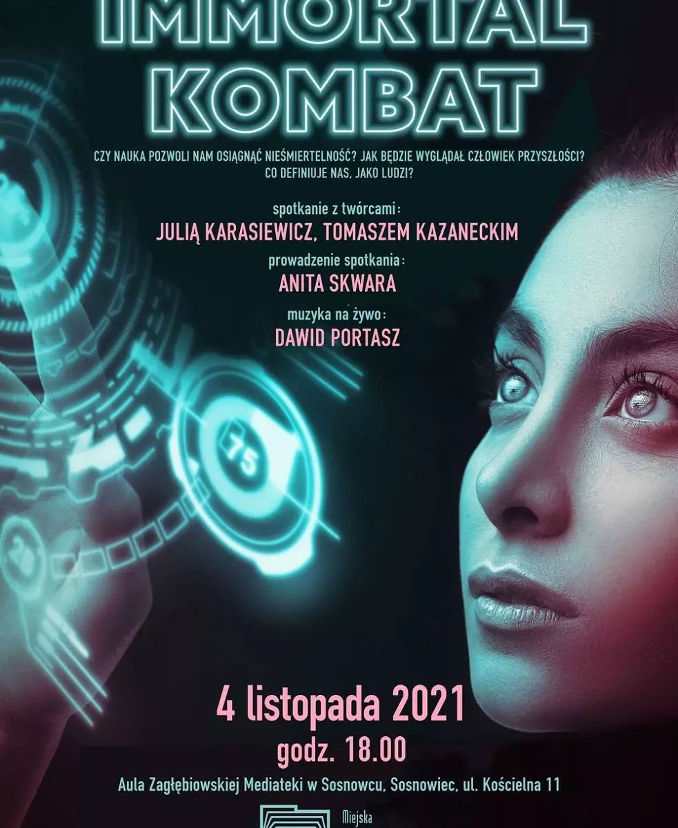"Immortal Kombat" – pokaz filmu, spotkanie z twórcami, muzyka na żywo / fot. MBP Sosnowiec