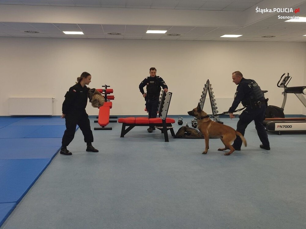 Klasy mundurowe z "Baczyna" z wizytą w Komendzie Miejskiej Policji w Sosnowcu / fot. KMP Sosnowiec