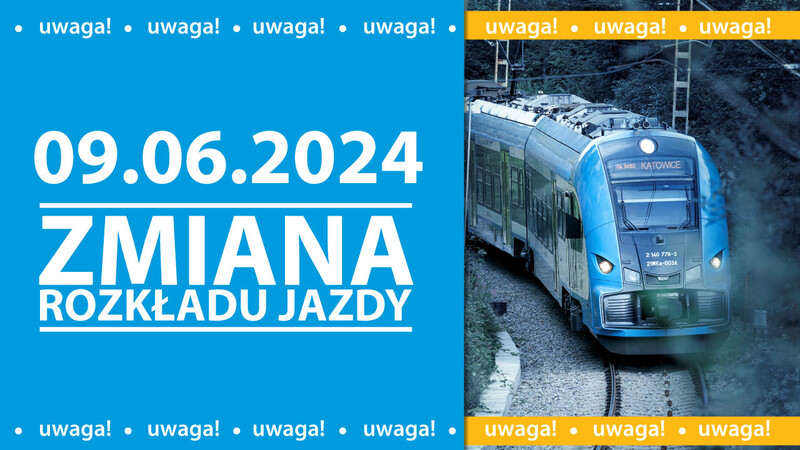 Lato z Kolejami Śląskimi: nowe połączenie i ważne korekty