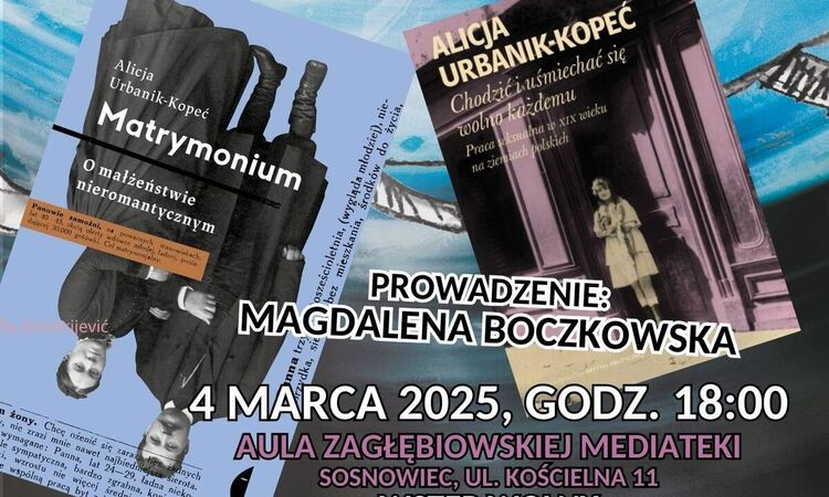 Mediateka jest Kobietą: przed nami spotkanie z Alicją Urbanik-Kopeć