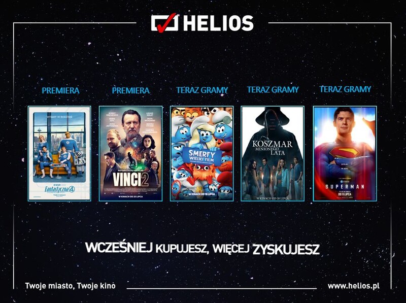 Moc filmowych nowości w kinach Helios