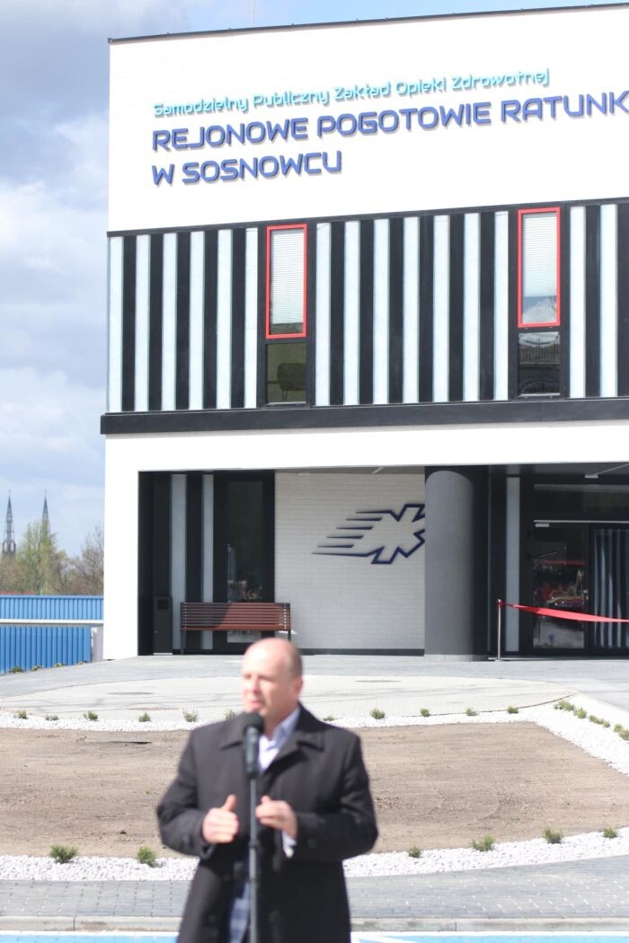 Otwarcie nowej siedziby pogotowia w Sosnowcu/fot. FB Arkadiusz Chęciński
