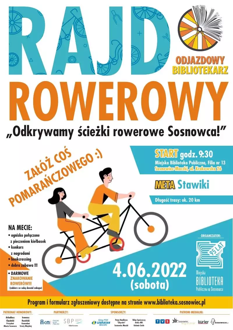 Odjazdowy Bibliotekarz - rajd rowerowy z Maczek na Stawiki!