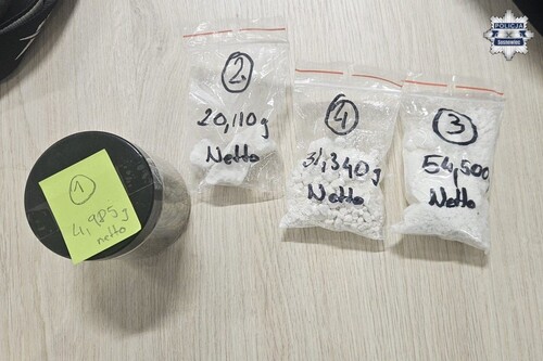 Policja zatrzymała 27-latka z marihuaną i amfetaminą – grozi mu 10 lat więzienia