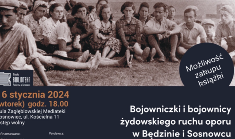 Promocja książki o bojownikach żydowskiego ruchu oporu w Będzinie i Sosnowcu