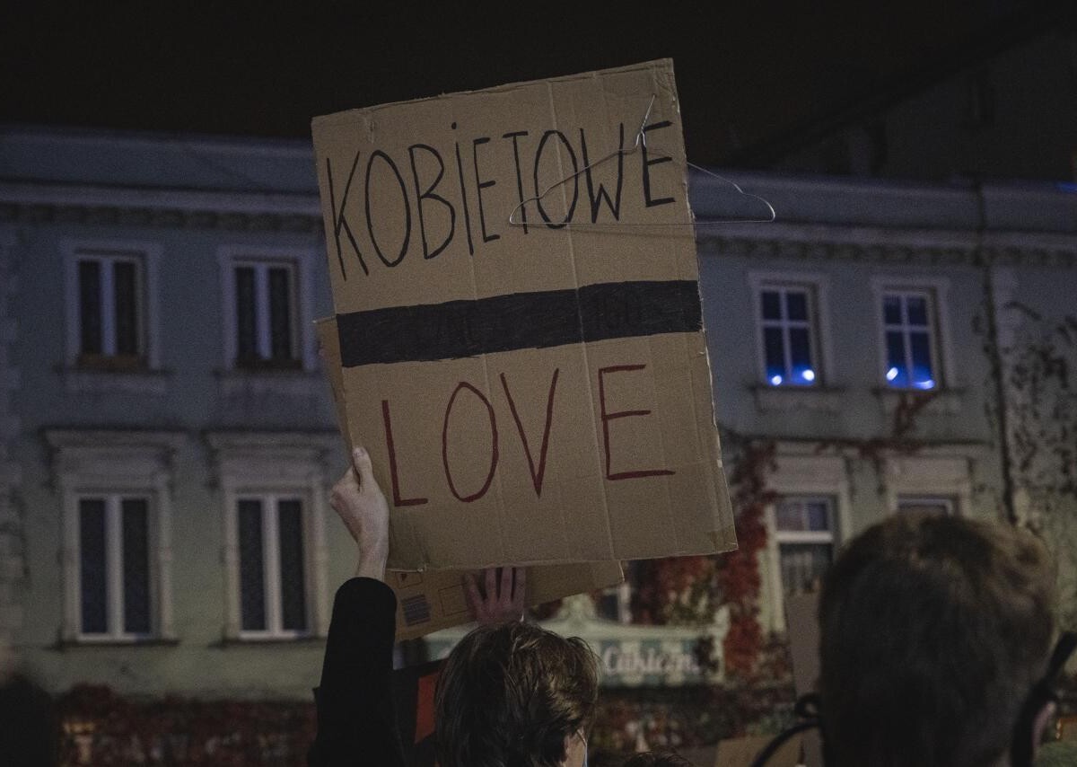 Protest kobiet w Sosnowcu