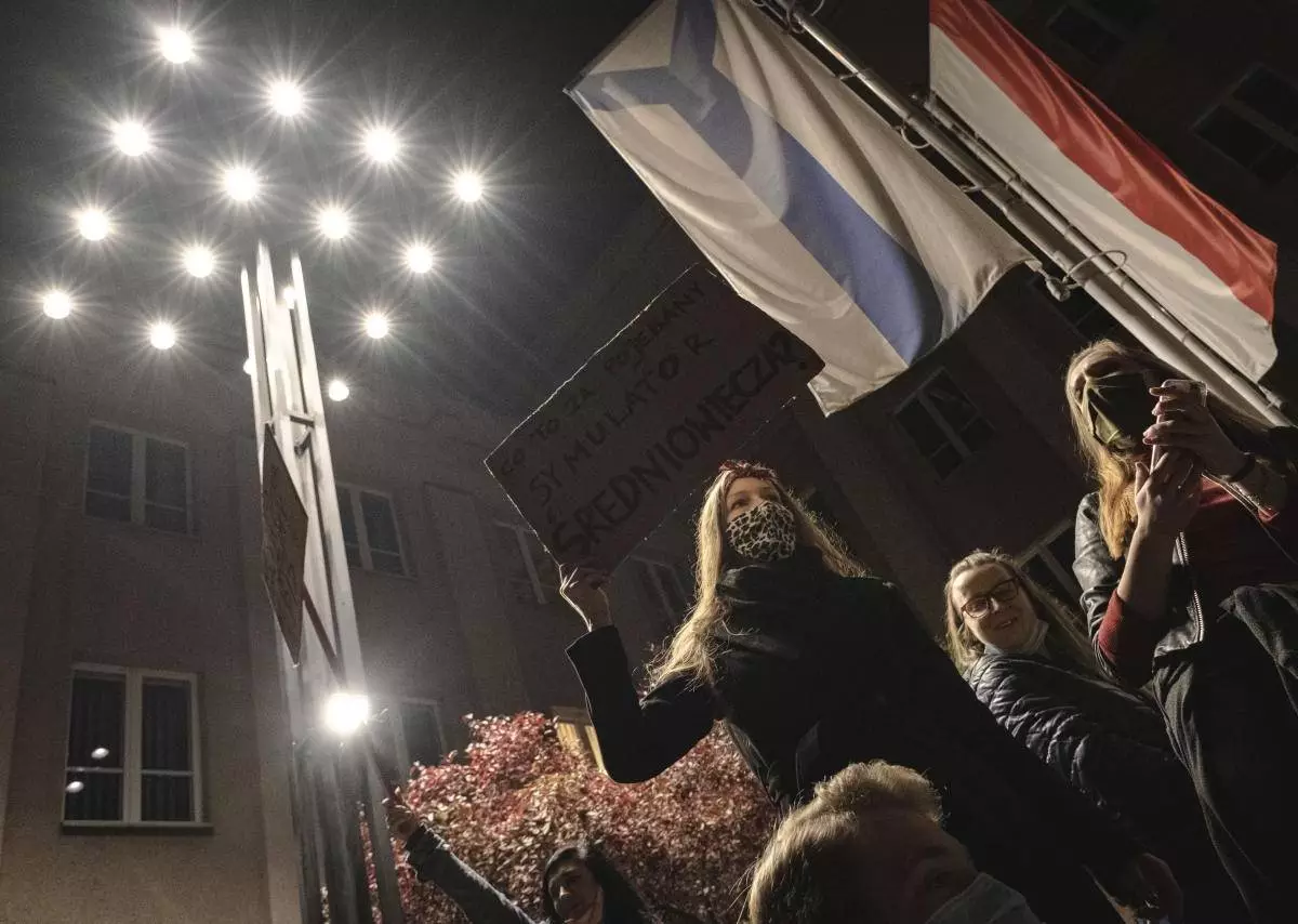 Protest kobiet w Sosnowcu