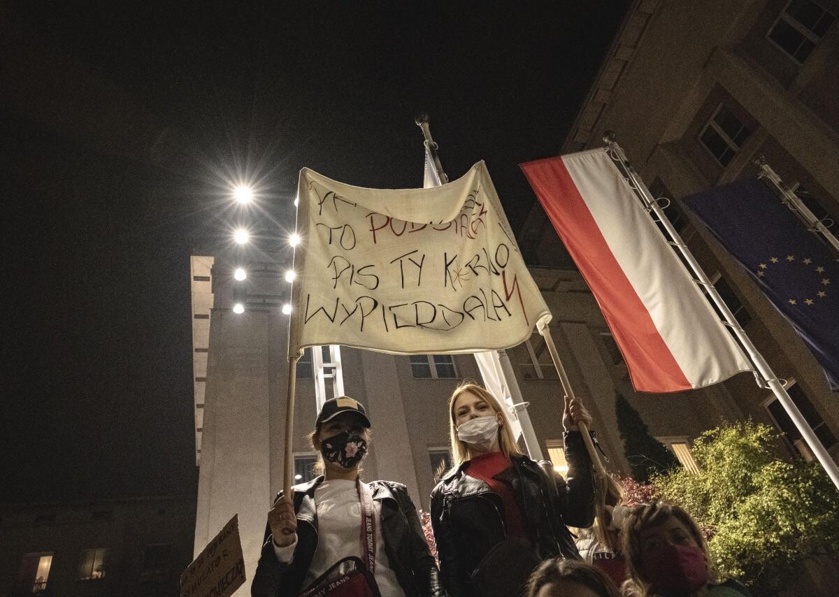 Protest kobiet w Sosnowcu