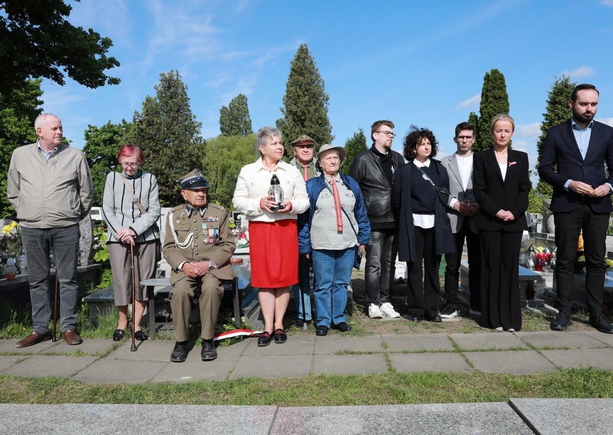 Sosnowiec upamiętnił 80. rocznicę zakończenia II wojny światowej [ZDJĘCIA] / fot. UM/Mariusz Binkiewicz