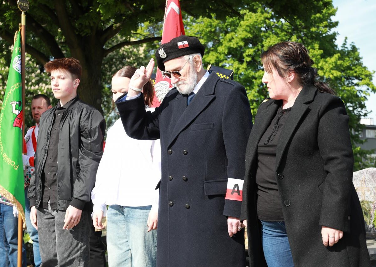 Sosnowiec upamiętnił 80. rocznicę zakończenia II wojny światowej [ZDJĘCIA] / fot. UM/Mariusz Binkiewicz