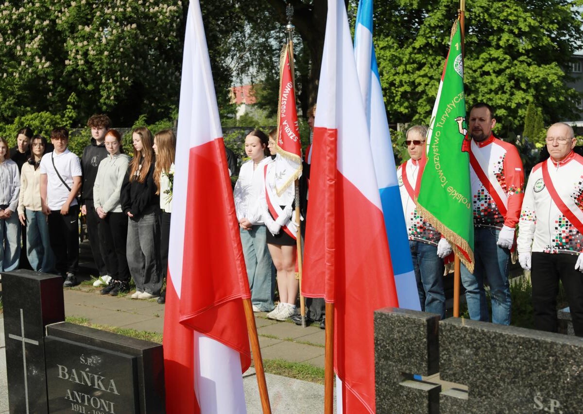Sosnowiec upamiętnił 80. rocznicę zakończenia II wojny światowej [ZDJĘCIA] / fot. UM/Mariusz Binkiewicz