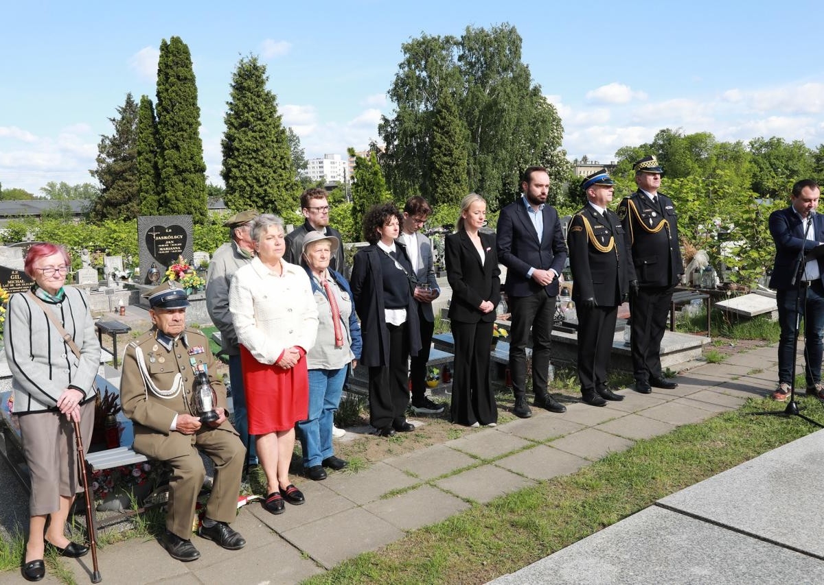 Sosnowiec upamiętnił 80. rocznicę zakończenia II wojny światowej [ZDJĘCIA] / fot. UM/Mariusz Binkiewicz