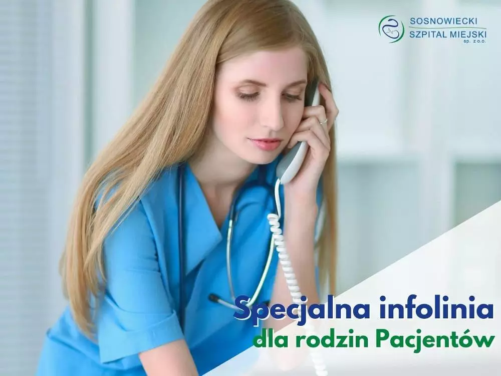 Specjalna infolinia dla rodzin pacjentów w Sosnowieckim Szpitalu Miejskim