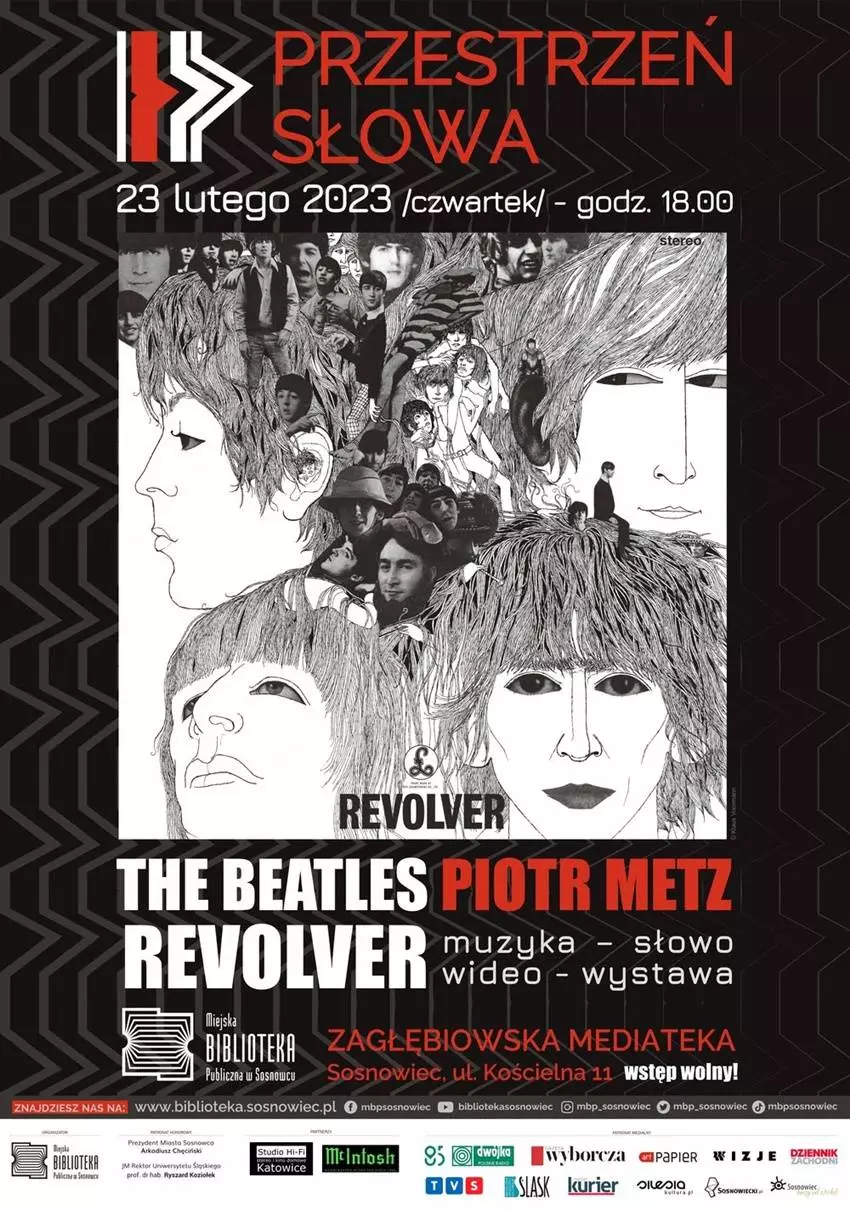 The Beatles, Piotr Metz.. Inauguracja 3. edycji Przestrzeni Słowa! / fot. MBP