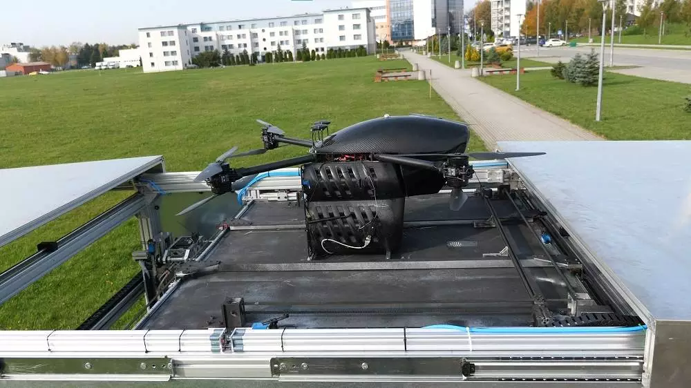 Transport dronami w Sosnowcu – pilotażowy program coraz bliżej / fot. GZM