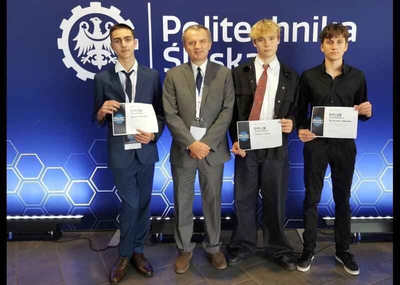 Uczniowie z Elektronika nagrodzeni przez Politechnikę Śląską!