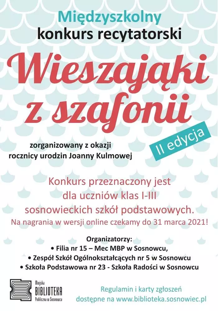 Weź udział w konkursie recytatorskim - Wieszająki z Szafonii