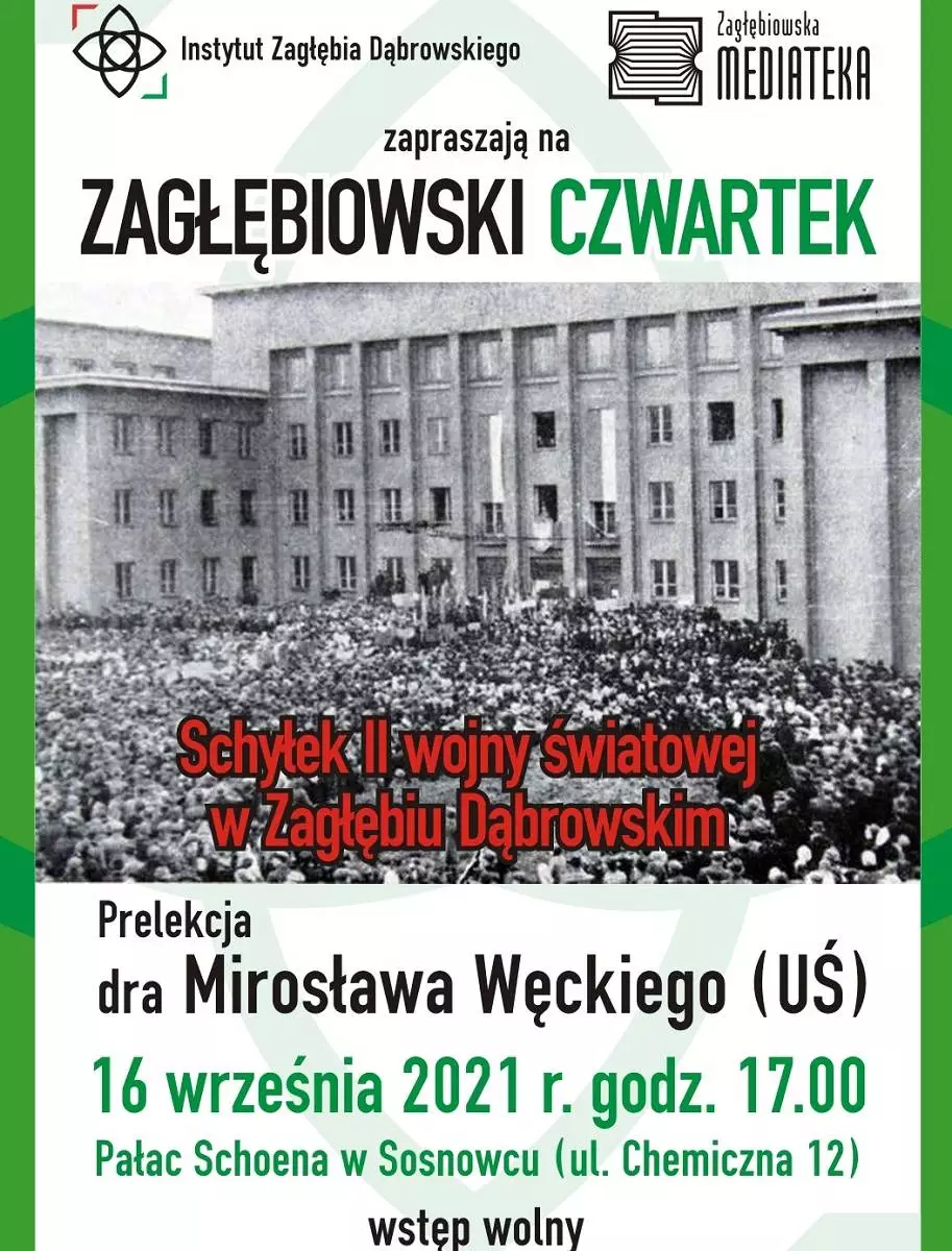 Wrześniowy Zagłębiowski Czwartek – w Pałacu Schoena / fot. MBP Sosnowiec
