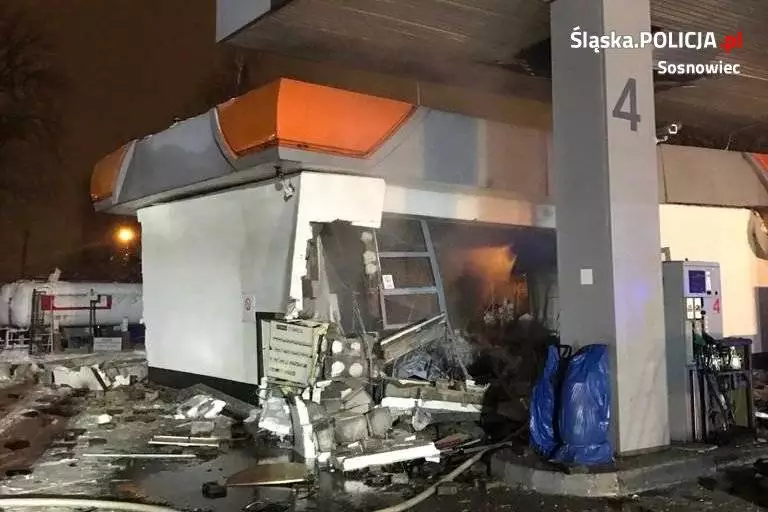 Wybuch na terenie stacji benzynowej w Sosnowcu