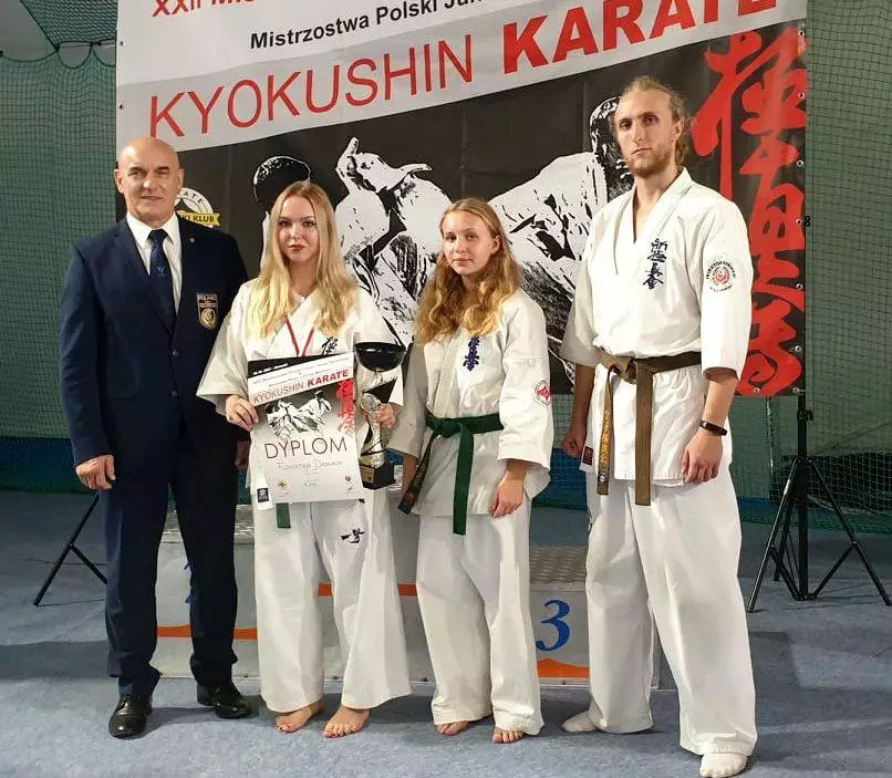 Złoty medal dla zawodniczki sosnowieckiego Klubu Karate / fot. UM Sosnowiec
